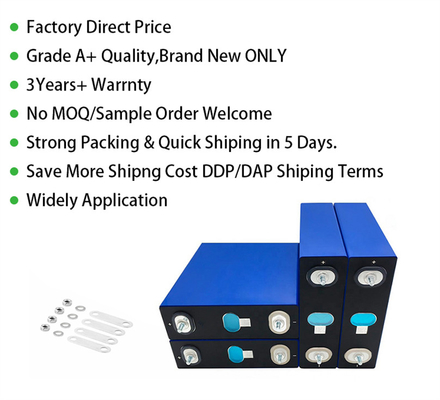 Cranking 3.2V100Ah Lithium Iron Phosphate Batteries For Electric Cars