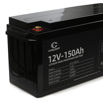 डीप साइकिल रिचार्जेबल Lifepo4 लिथियम बैटरी पैक 12V 150ah