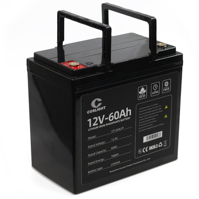 Coslight 12.8v 55ah Ebike लिथियम आयन बैटरी फॉस्फेट IP65 वाटरप्रूफ